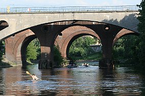 Bydgoszcz  Mosty kolejowe nad Brdą : most, brda