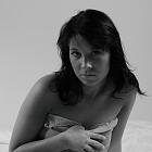 Portret  w studio : modelka, studio