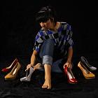 Burty, buty...  które wybrać mam...? : buty, obcasy, modelka