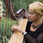 IMG 6126  Dlaczego na harfie grają prawie wyłącznie panie? [...] Bo jak wynika z obrazów, które znamy z kościołów, harfa jest instrumentem godnym jedynie aniołów. (Wanda Chotomska  "Harfa")