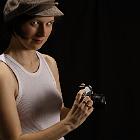 Anna z aparatem  fotografka