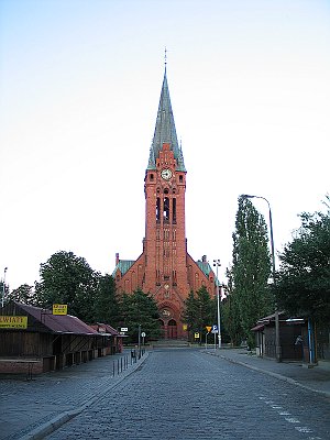 Kościół św. Andrzeja Boboli w Bydgoszczy lipiec 2003 r.