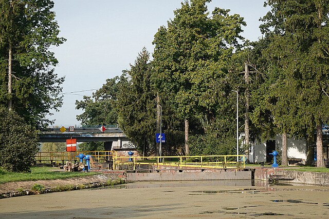 Kanał Bydgoski śluza Józefinki