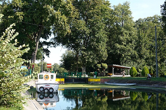 Kanał Notecki śluza Antoniewo