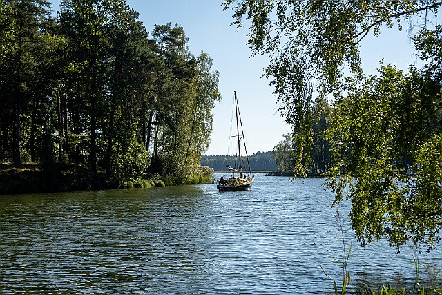 Romanowo wyjście z zatoki Zalewu Koronowskiego